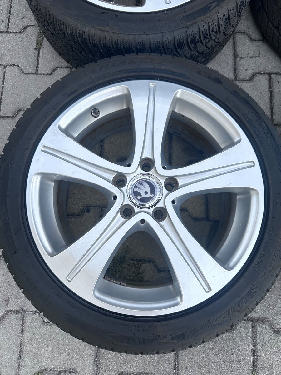Elektróny+zimne pneu 225/45R17 5X112 - 2