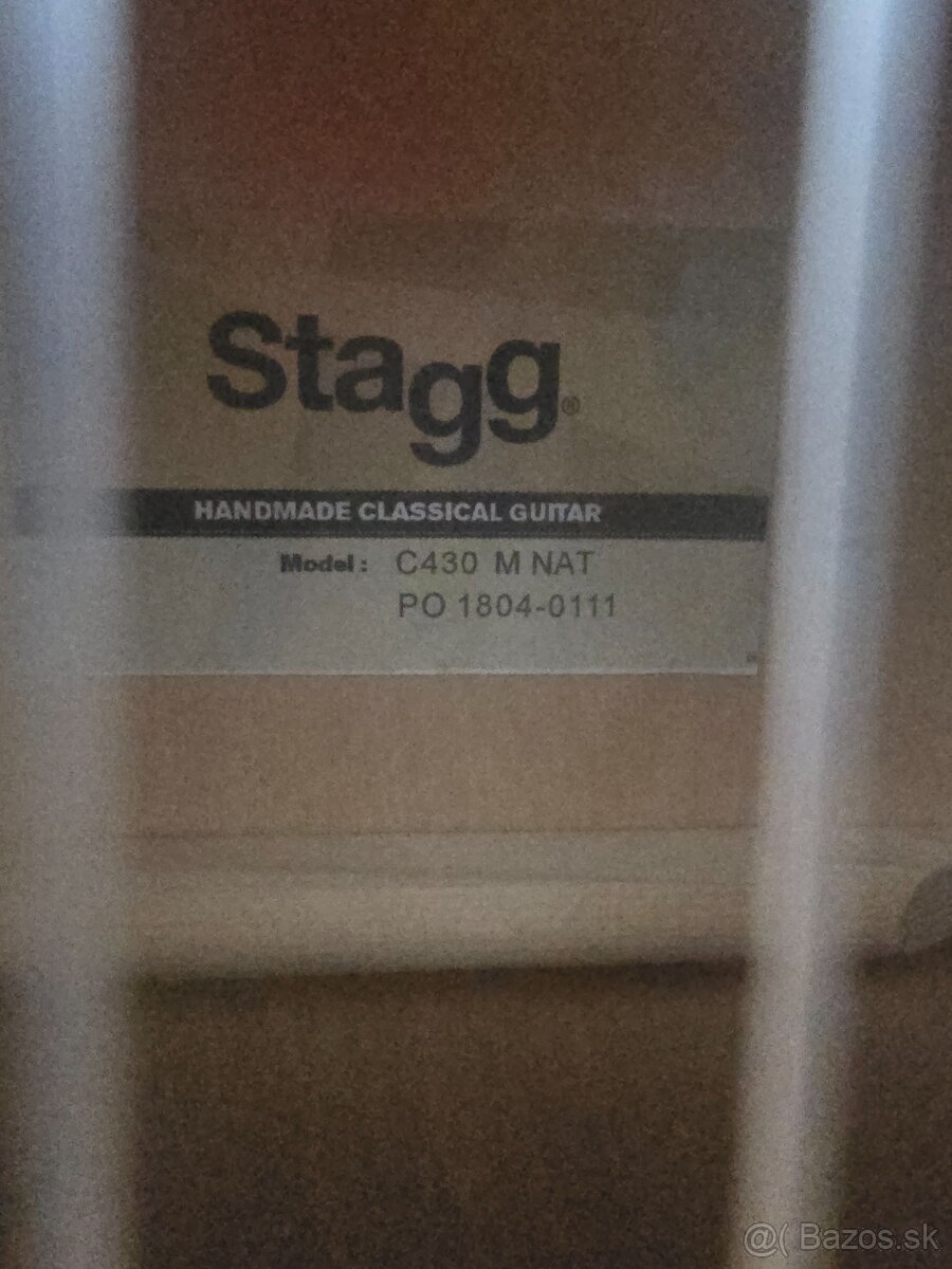 Stagg C430 M NAT 3/4 – ako nová + stojan - 2