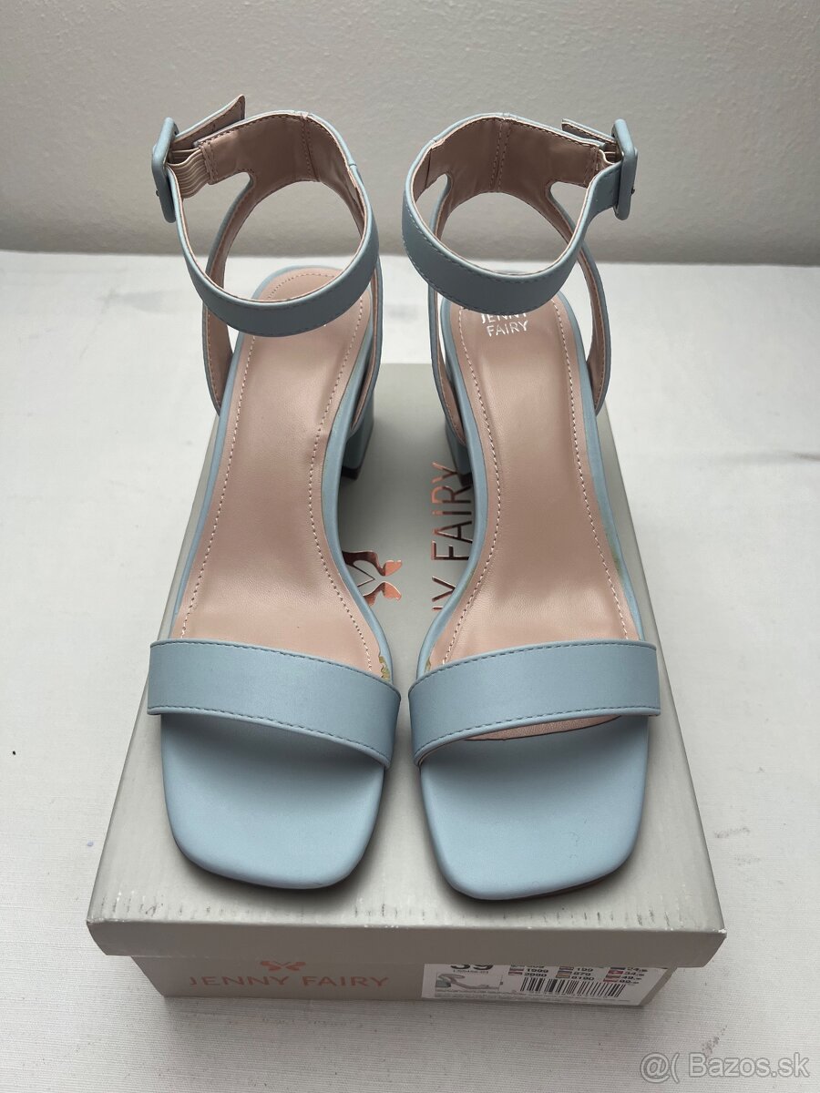 Dámske bledomodré topánky - 2