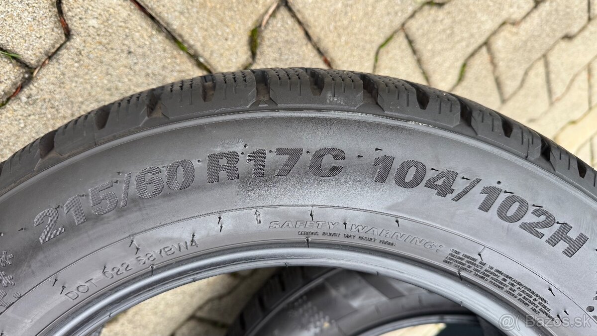 215/60 r17 zimné pneumatiky - 2