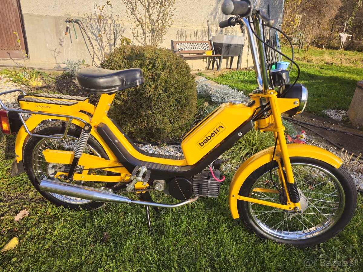 Babetta 210 uloženka (stav novej babetty) - 2