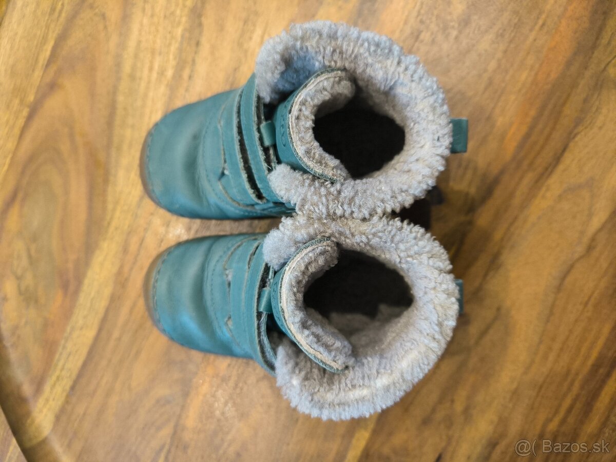 Barefoot Froddo zimné kožené topánky 26 - 2