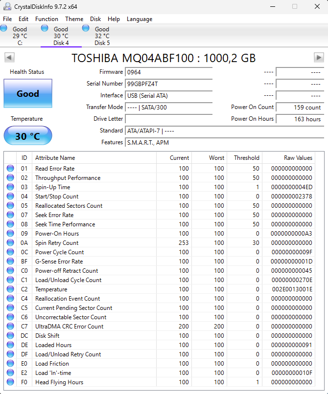 2.5" / 3.5" 160GB, 250GB, 1TB, 2TB HDD - 2