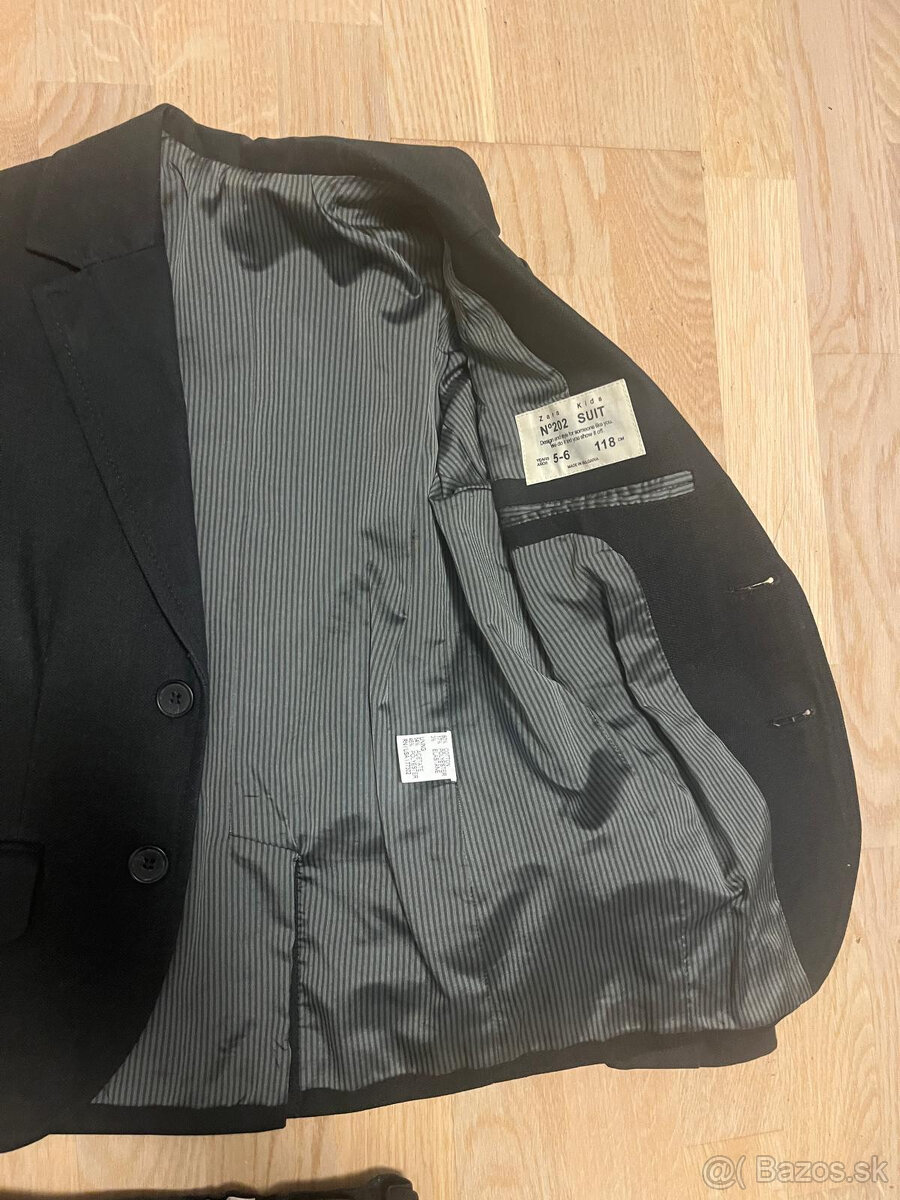 chlapčenský oblek 118cm a 128 cm - 2