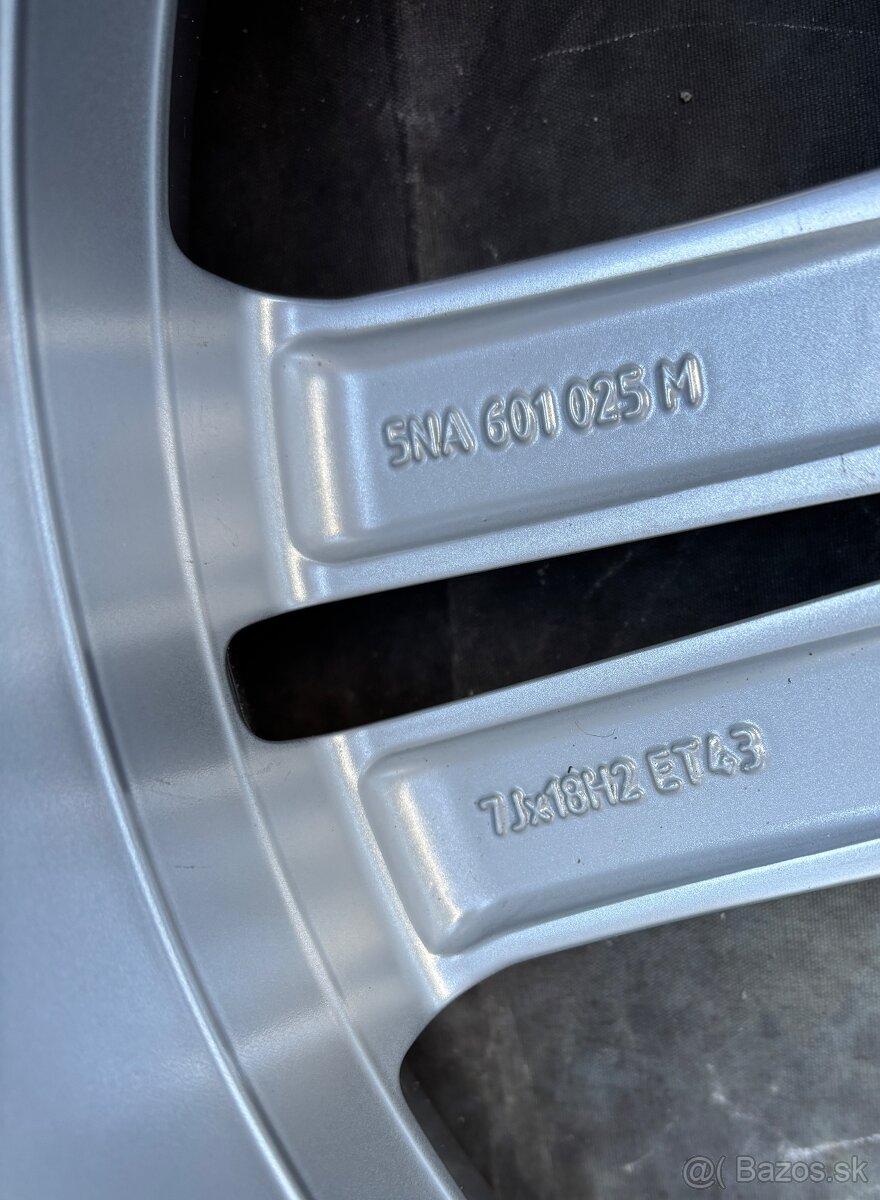 Originální Alu kola VW Tiguan 235/55/18 nepoužité - 2