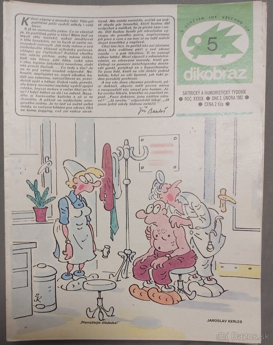 PREDÁM DIKOBRAZ KOMPLETNÝ ročník 1983 - 2