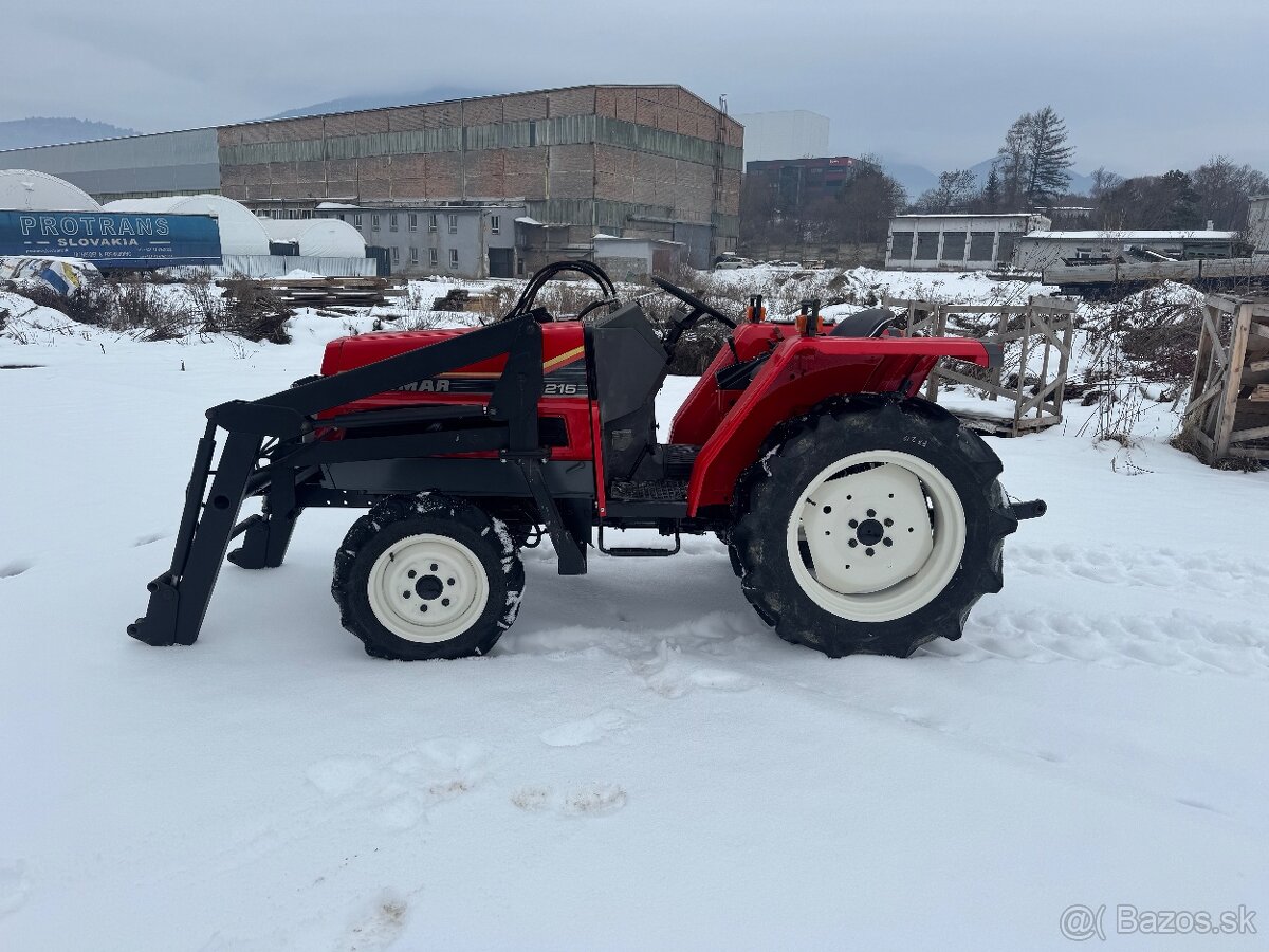 Predám malotraktor yanmar FX215 + čelny nakladač - 2