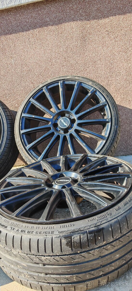 Alu 4x100 a letné 215/35 R18 - 2