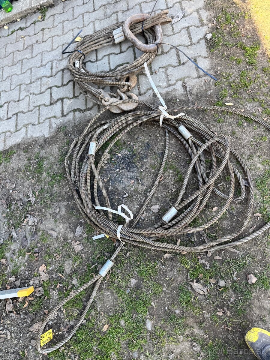 Oceľové lano + štvorhak - 2