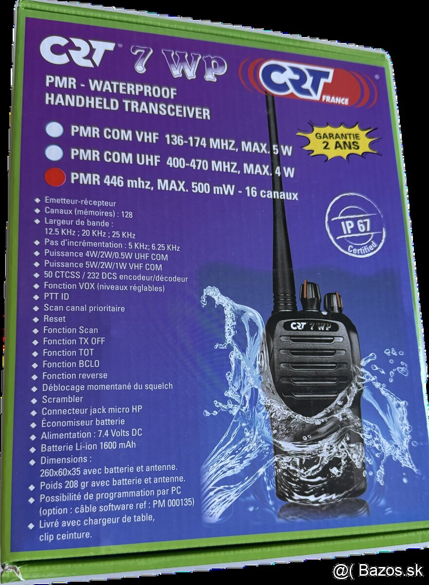 PMR Vysielačka CRT 7WP - 2