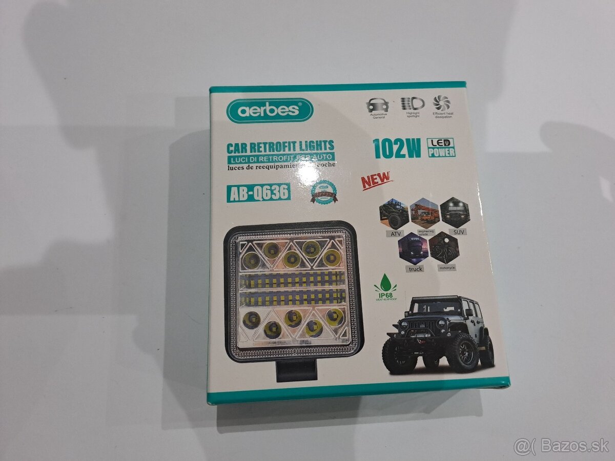 Led pracovné svetlo 102W - 2