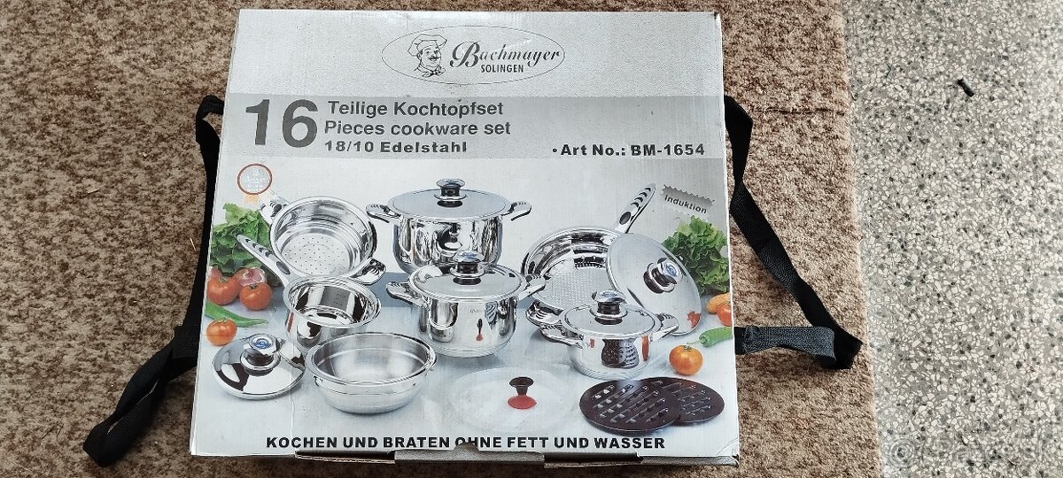 Masívna 16-dielna sada hrncov Bachmayer - 2