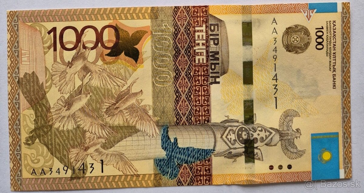 Predám bankovky Kazachstan,Kyrgistán,Tadžigistán,Tukmenistan - 2