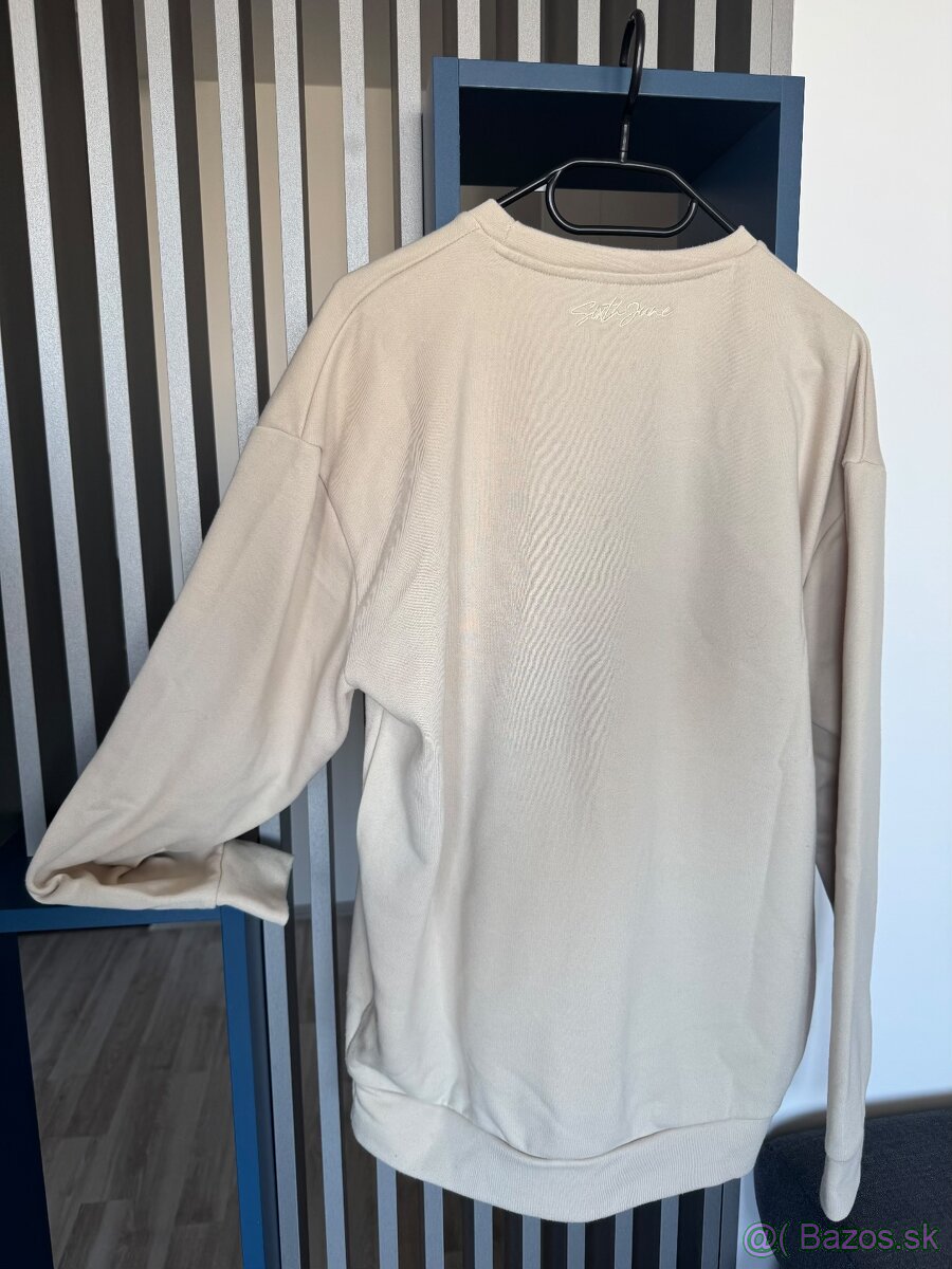 Biely Pulover Sixth June Paris M - 2