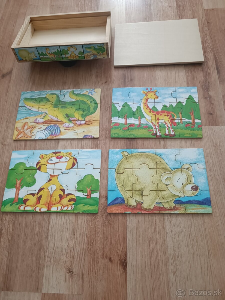 Detské spoločenské hry - domino , puzzle, .... - 2