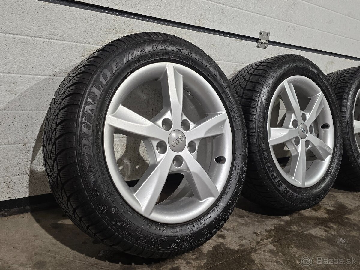 Zimná Sada AUDI A3+Dunlop 205/55 R16 - 2