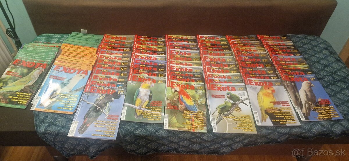 Predám časopisy Papoušci a Nová Exota - 2
