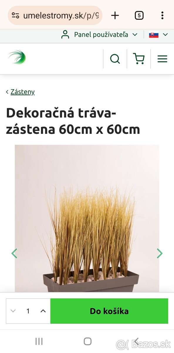 Umelá tráva-zástena - 2