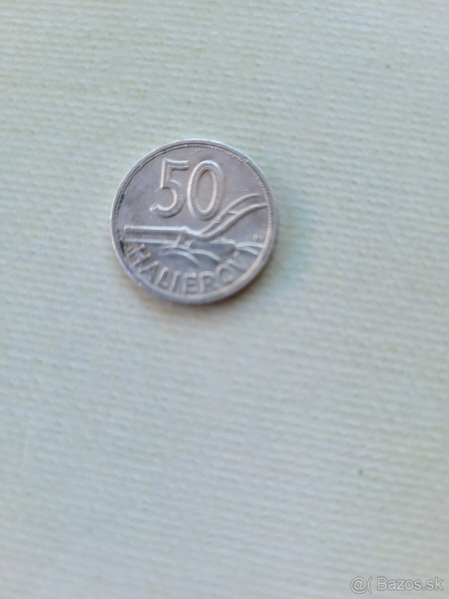 minca 50 halierov - 2