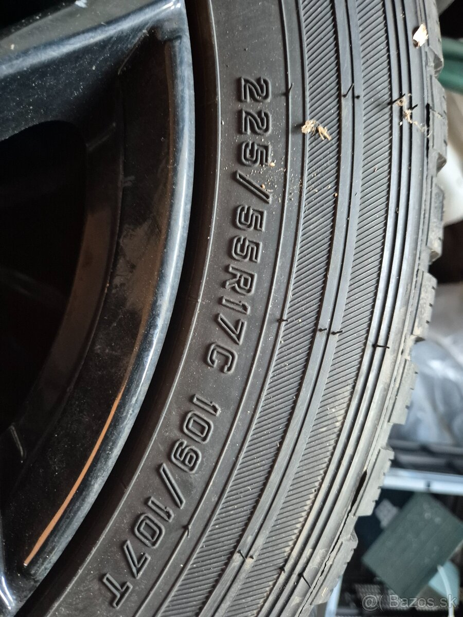225/55 R17 zimne pneumatiky s ALU diskami - 2