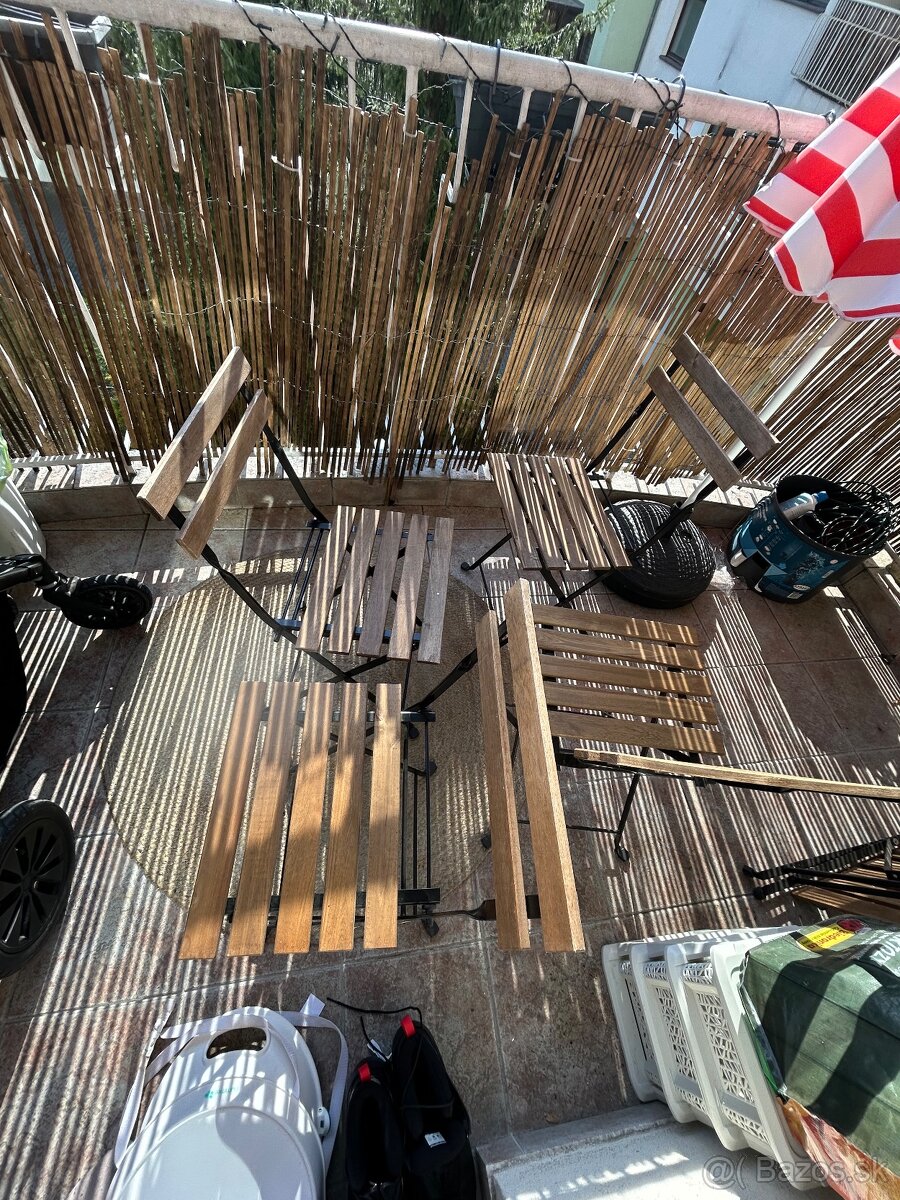 TARNO IKEA velky stol +4 stolicky - 2