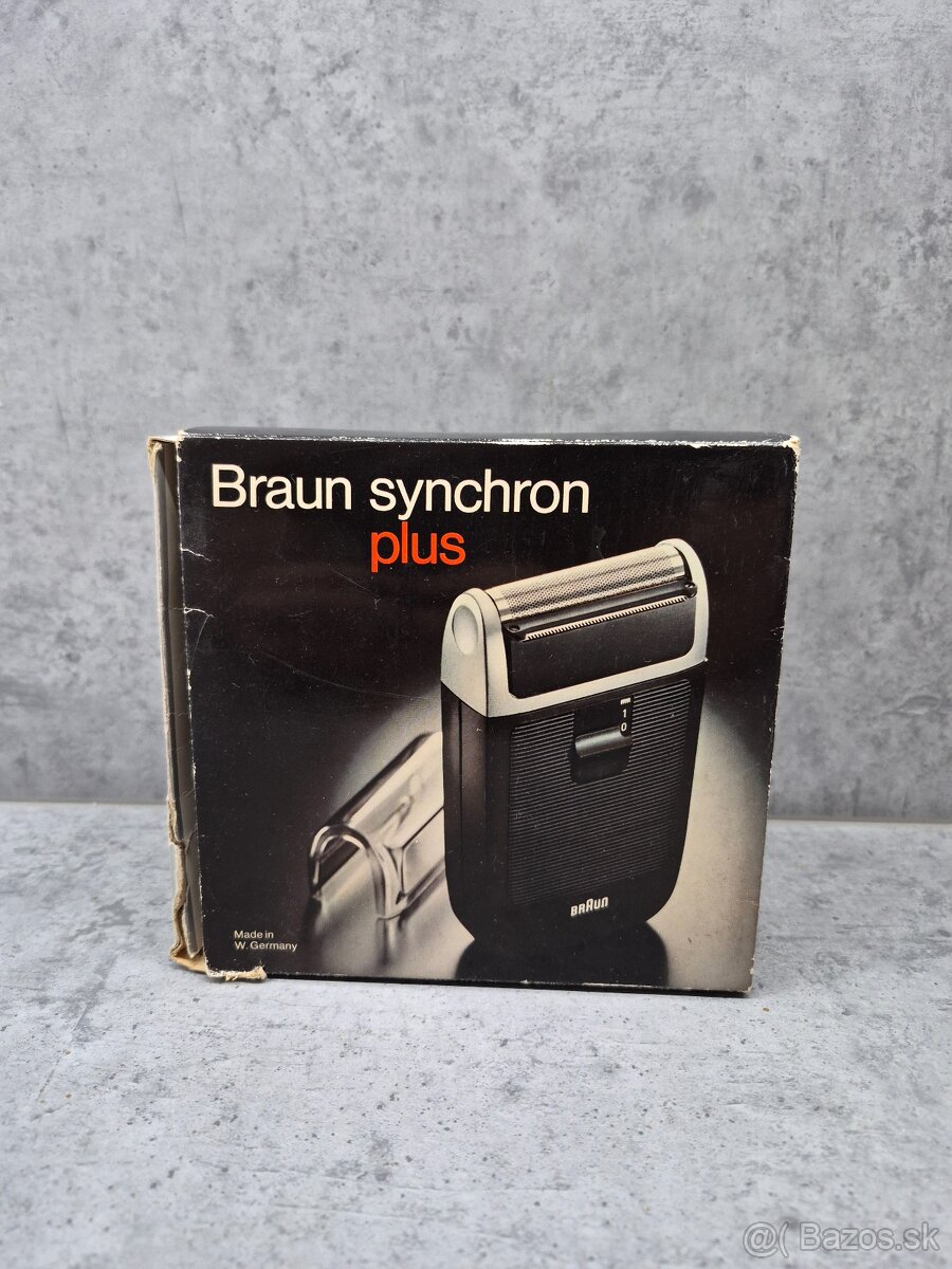 Retro holiaci strojček BRAUN Synchron Plus - 2