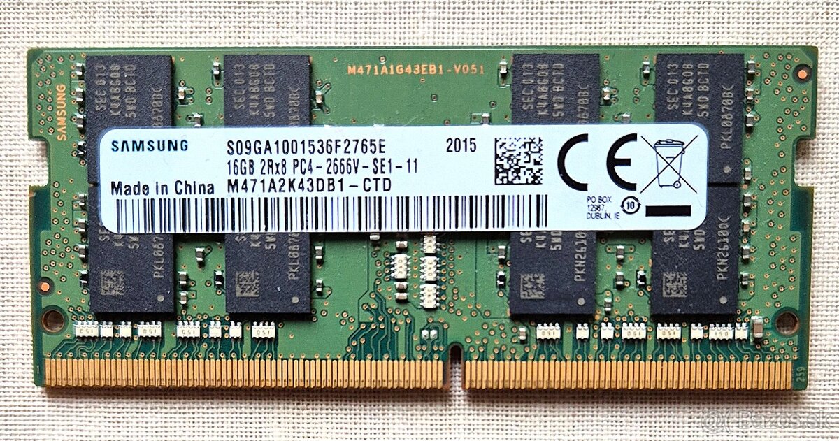 32GB KIT (2x16GB) DDR4 do notebooku - 2