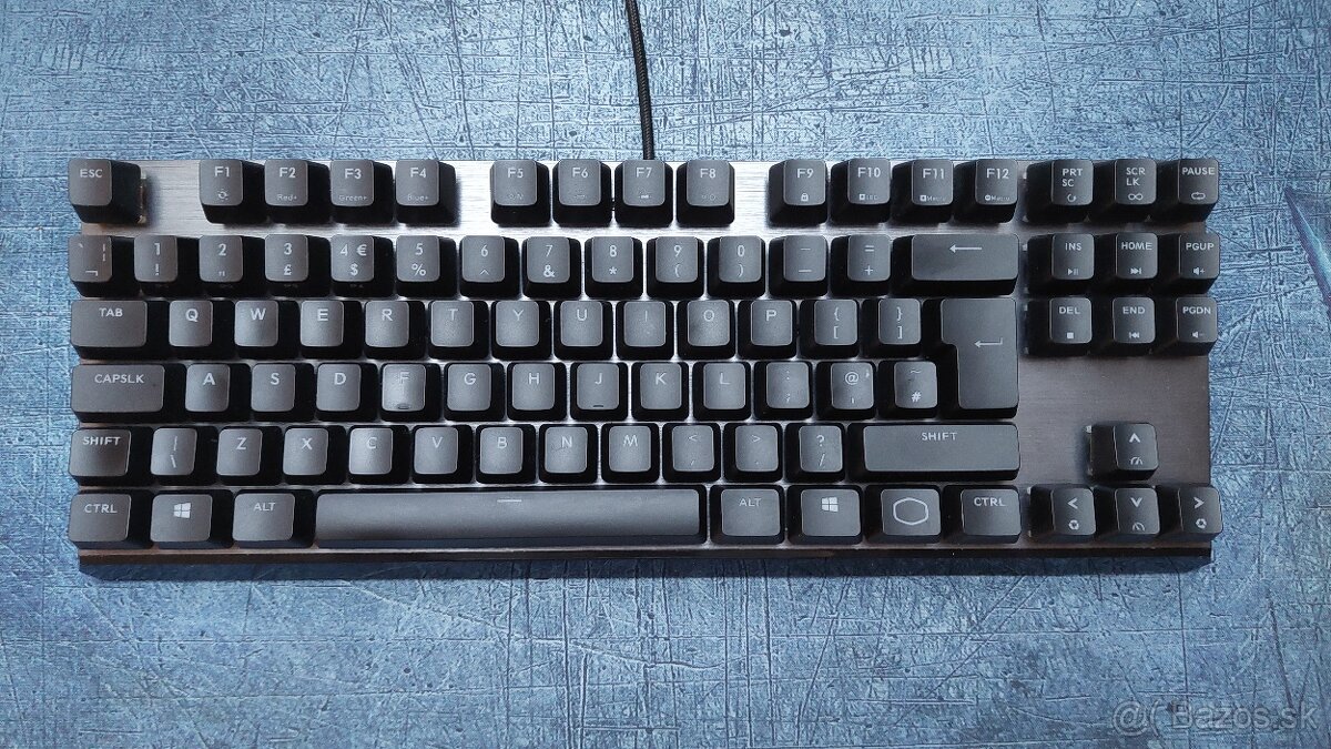 Cooler Master MK730 klavesnica, TKL, cervene spinace - 2