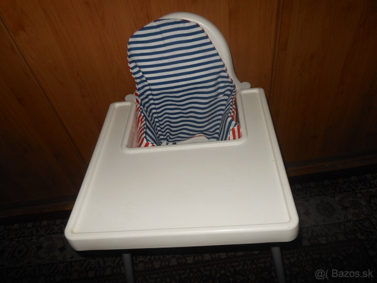 Detská vysoká stolička na kŕmenie a ďaľšia stolička zdarma - 2