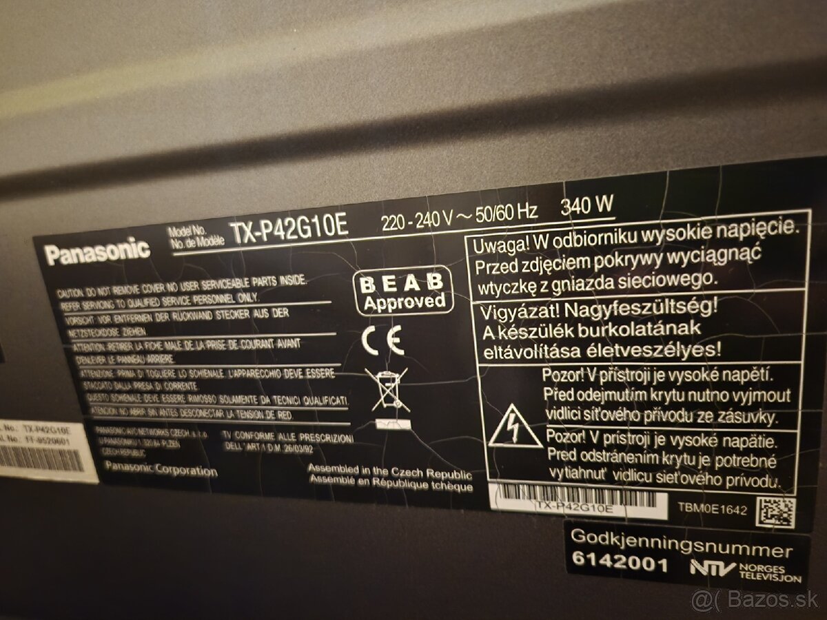 Panasonic TX-P42G10E - 2