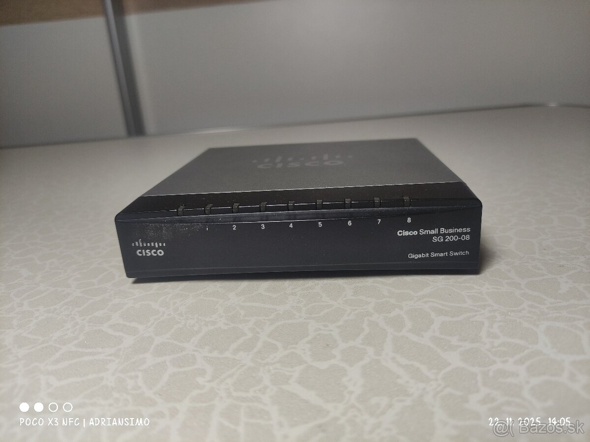 Cisco SG200-08 (popis) - 2