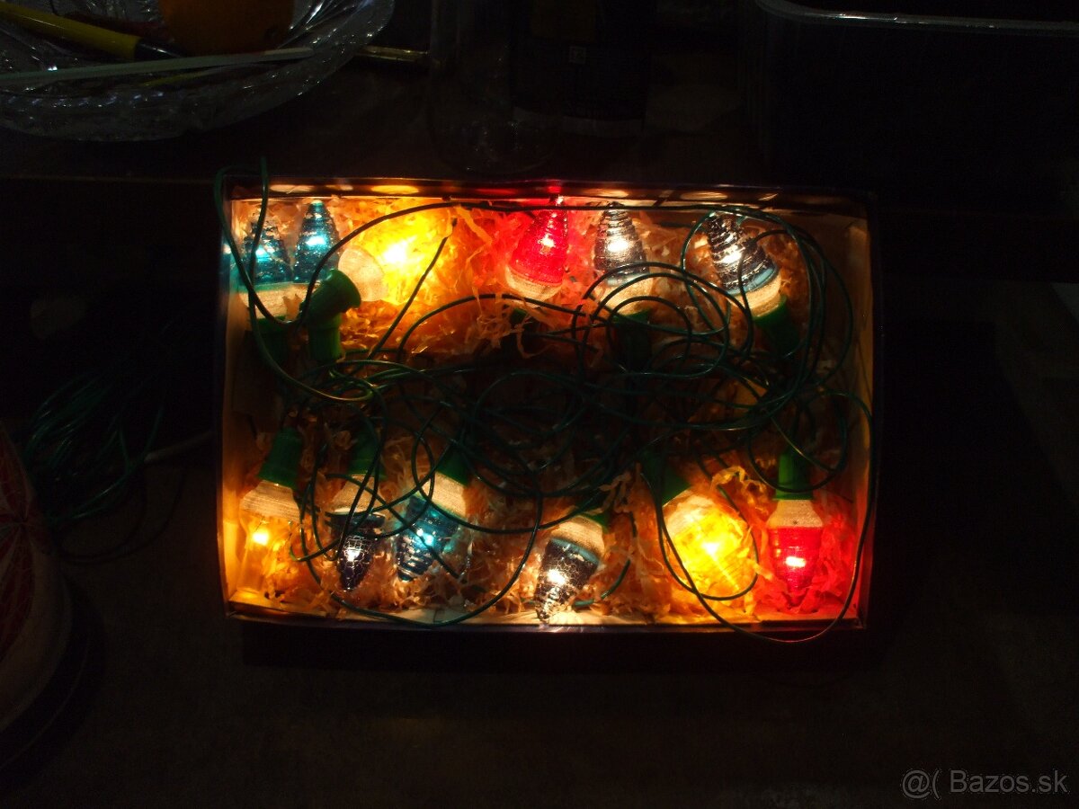 Predam vianočne svetielka šišky - 2