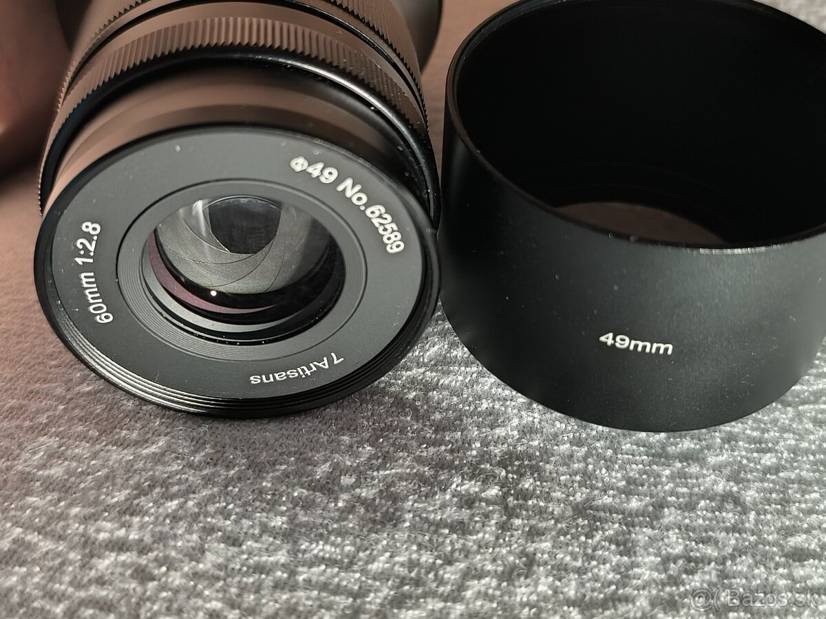 Predám objektív 7artisans 60mm f 2,8 - 2