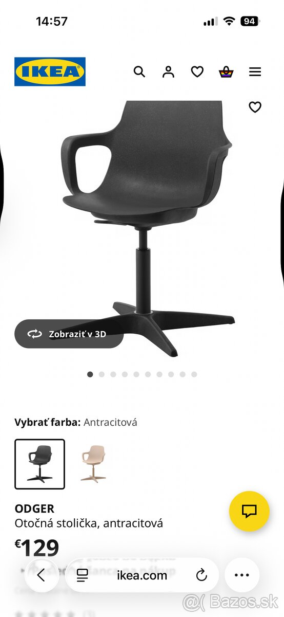 Stolička ODGER IKEA - 2