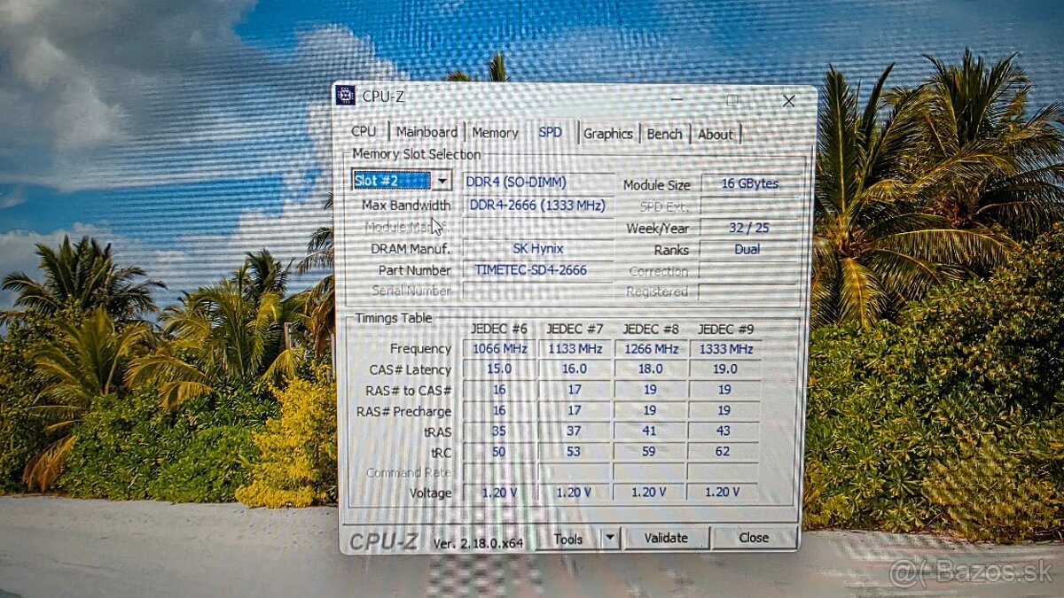 2x16GB DDR 4 2666 Timetec od SK Hynix - 2