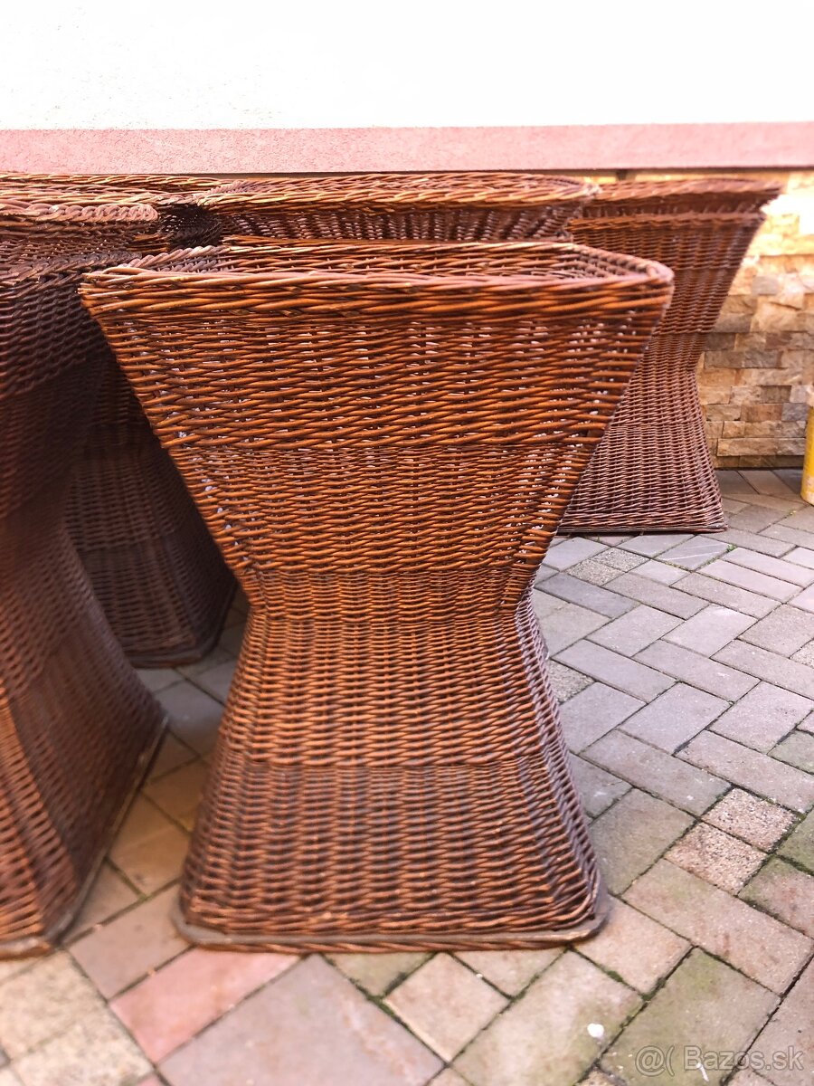 Prutený stojan, kvetináč - 2