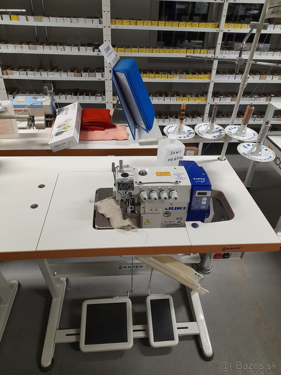 Predám overlock JUKI MO6814S s motorom v hlave (DD) - 2