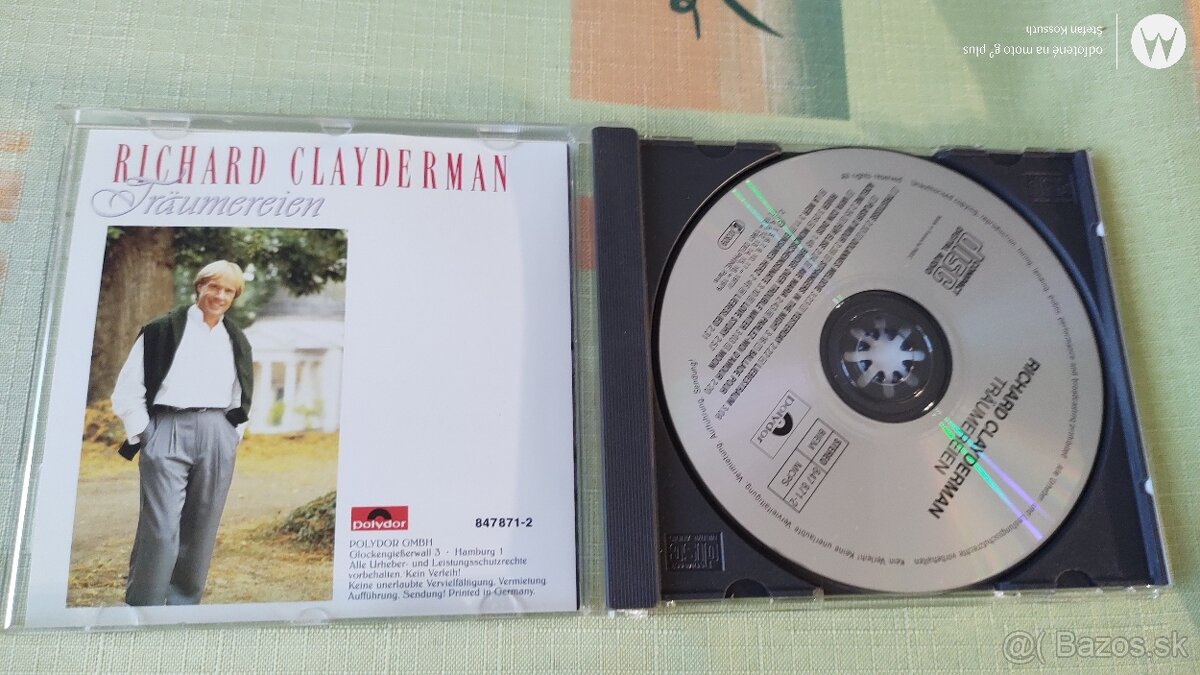 Predám CD Richard Clayderman - Träumeraien, Andreas Wollenwe - 2