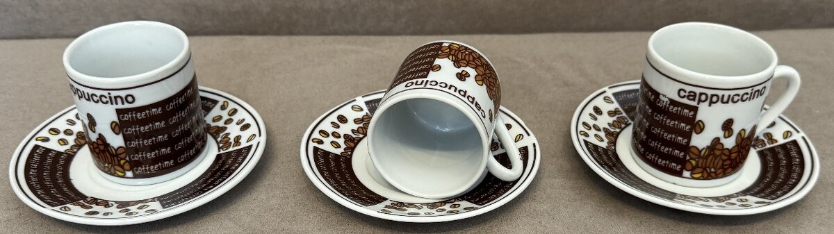 Porcelánové Kávové šálky Cappuccino - 2
