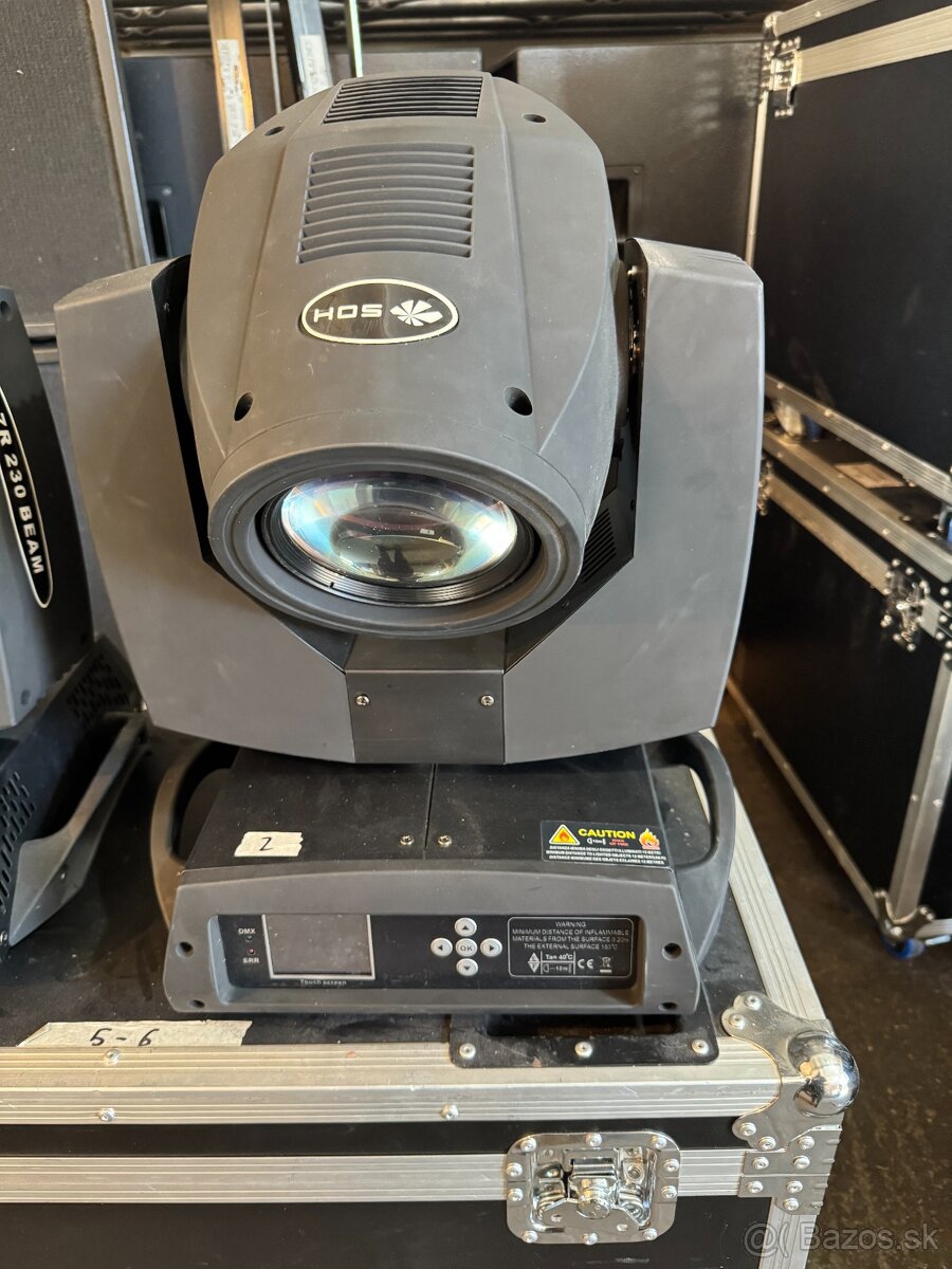 Predám Otočne hlavy BEAM 7R 230W +CASE+OBAL - 2
