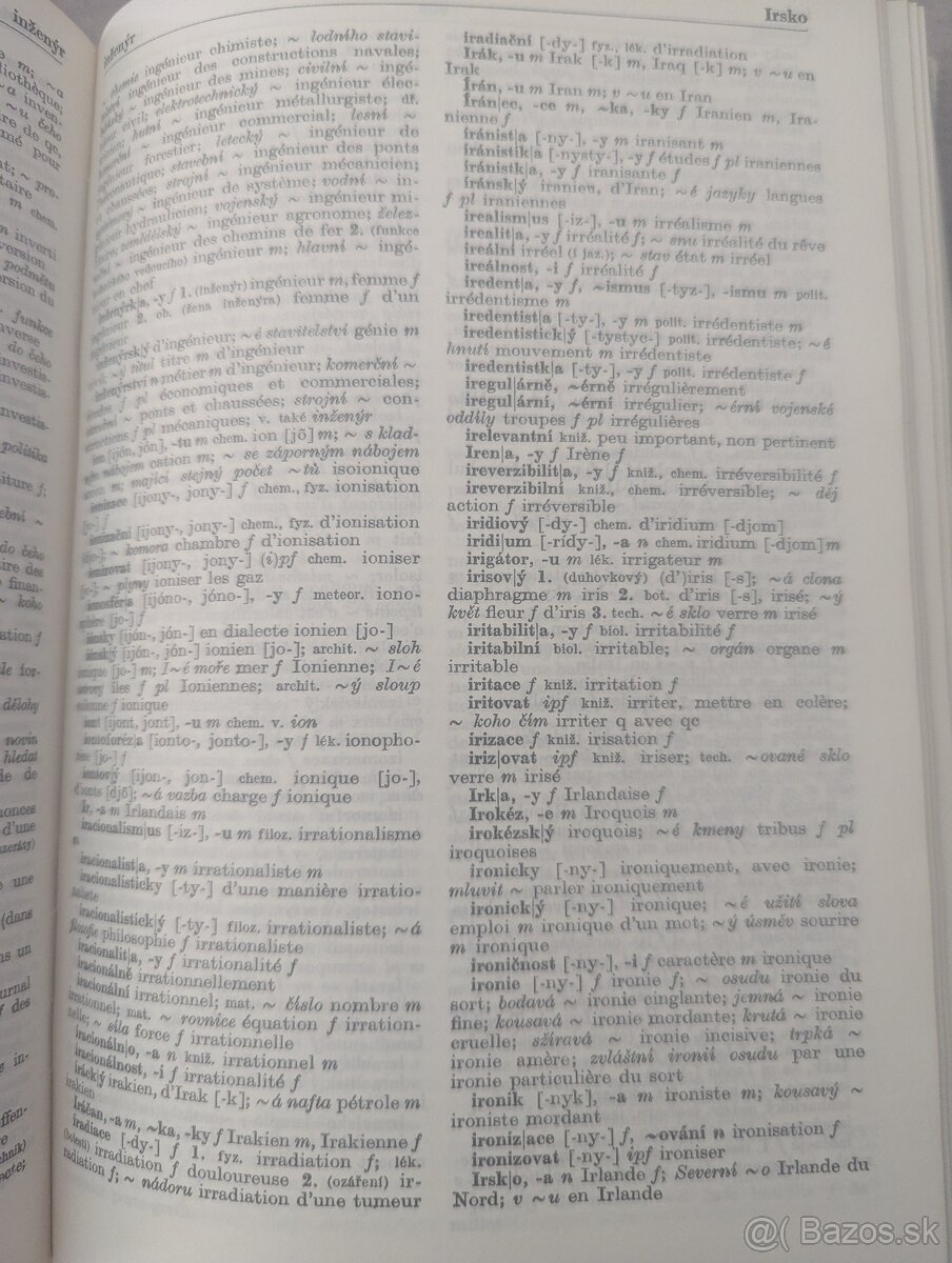 Fracuzsko- český slovnik - 2