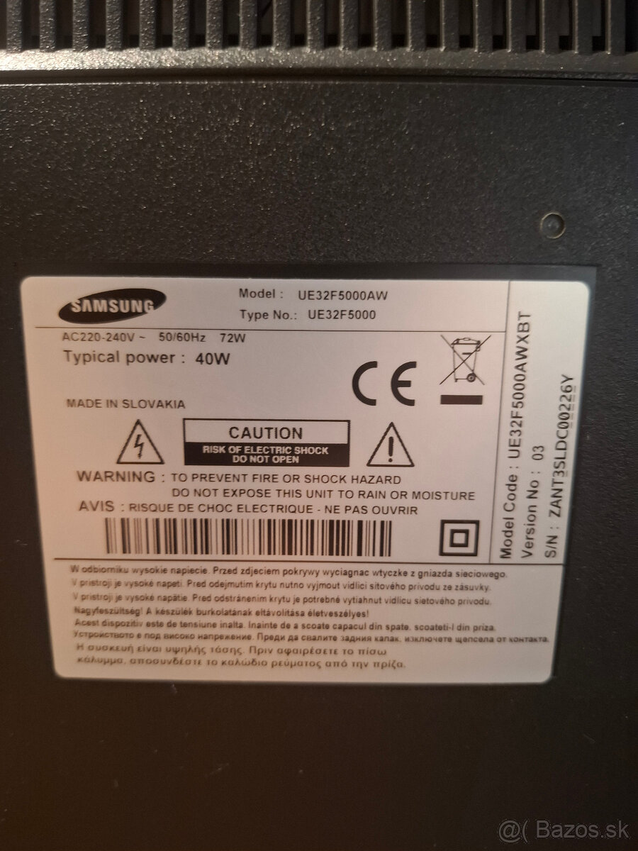 Samsung TV UE32F5000AW - 2