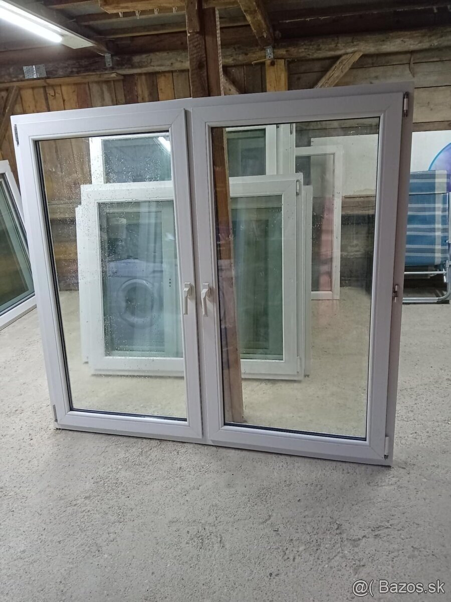 Predám plastove okna 175 x 160 cm - 2