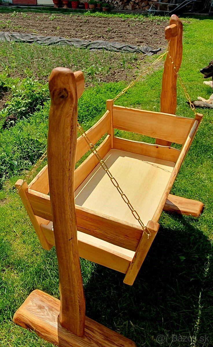 Javorová drevená kolíska - 2