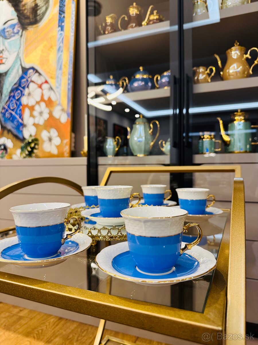 13 krát Československá súprava šálok ako nové po 6 ks - 2