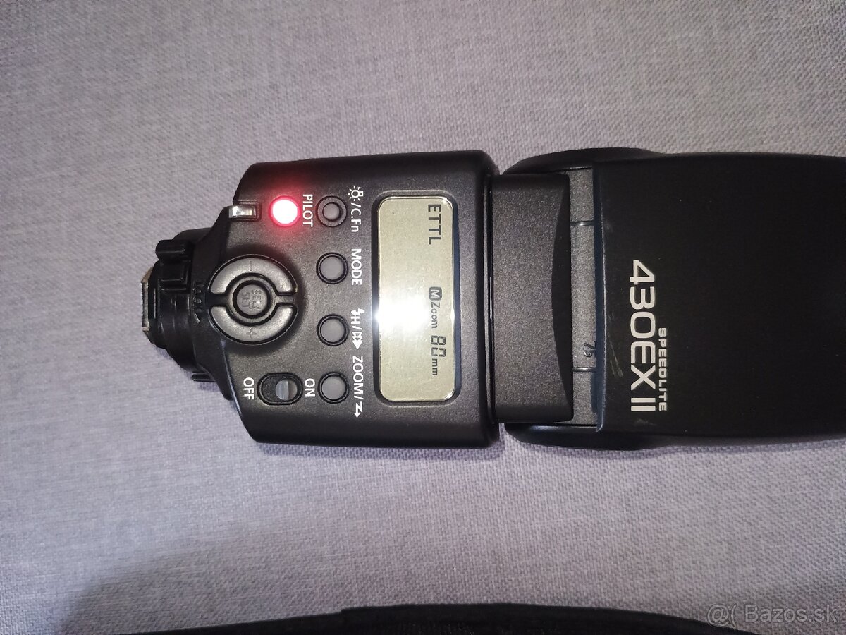 Canon blesk speedlite 430EX II+ odpaľovače king - 2