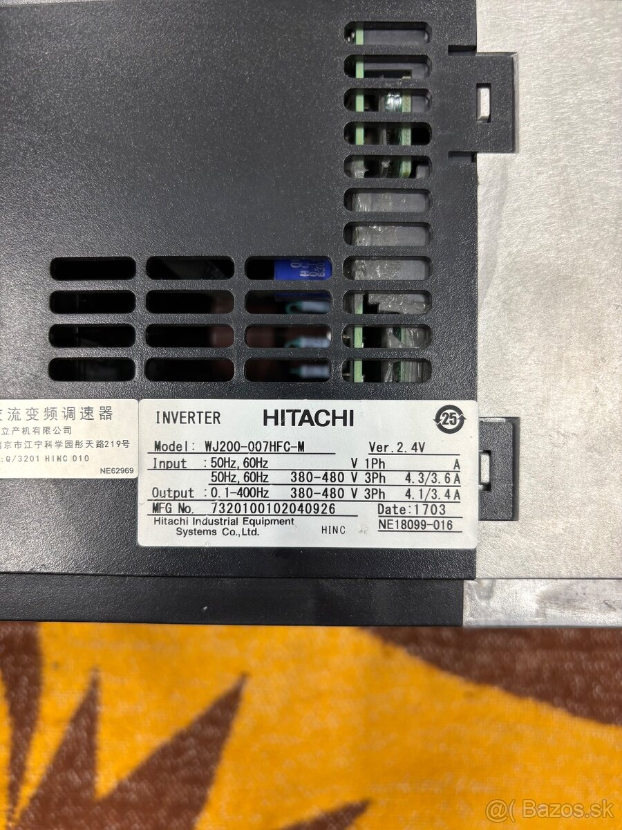 Frekvenčný menič 0,75 kW - 2