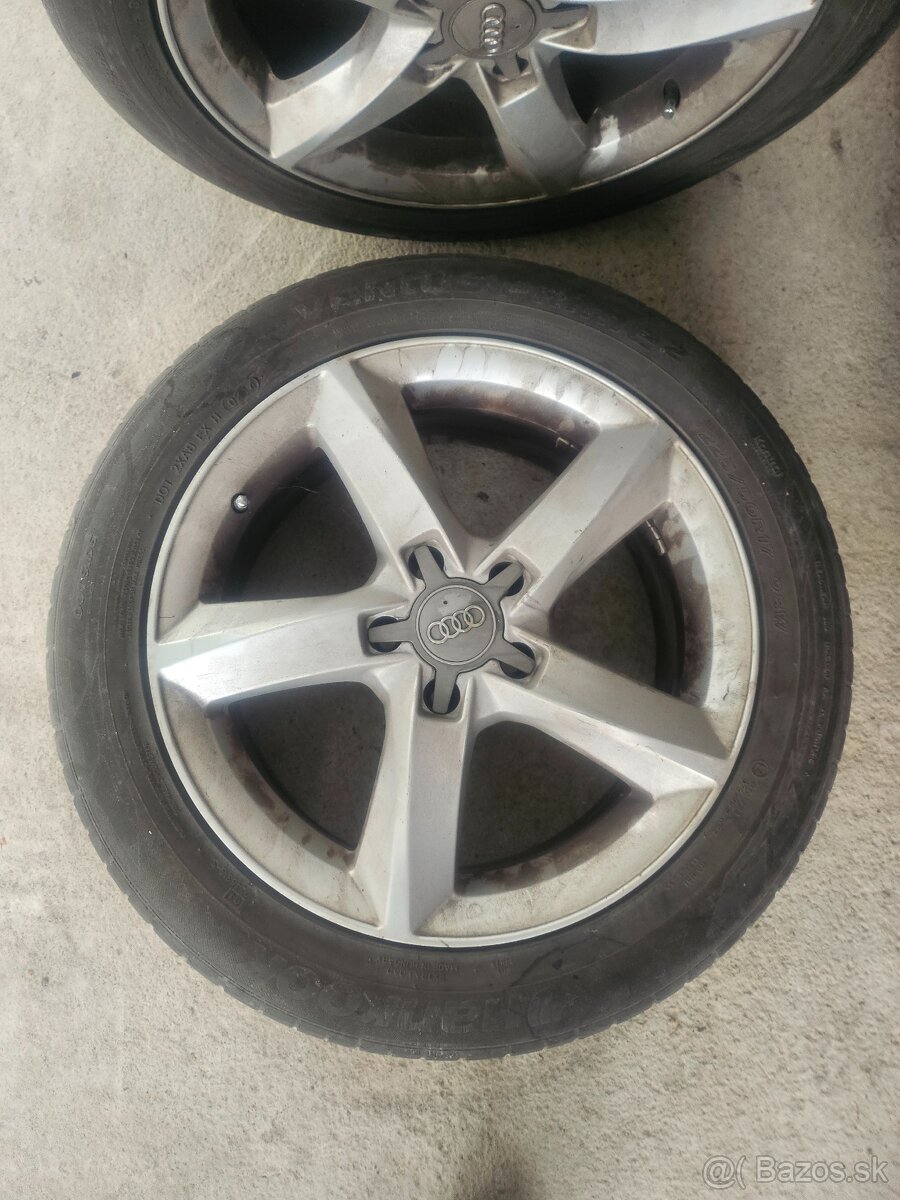 Elektrony Audi 17" aj s letnymi pneumatikami - 2