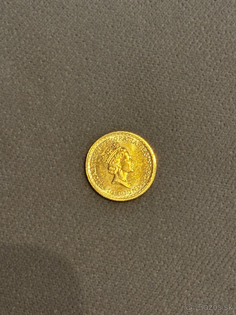 Zlatá minca Británia 1988 - 2