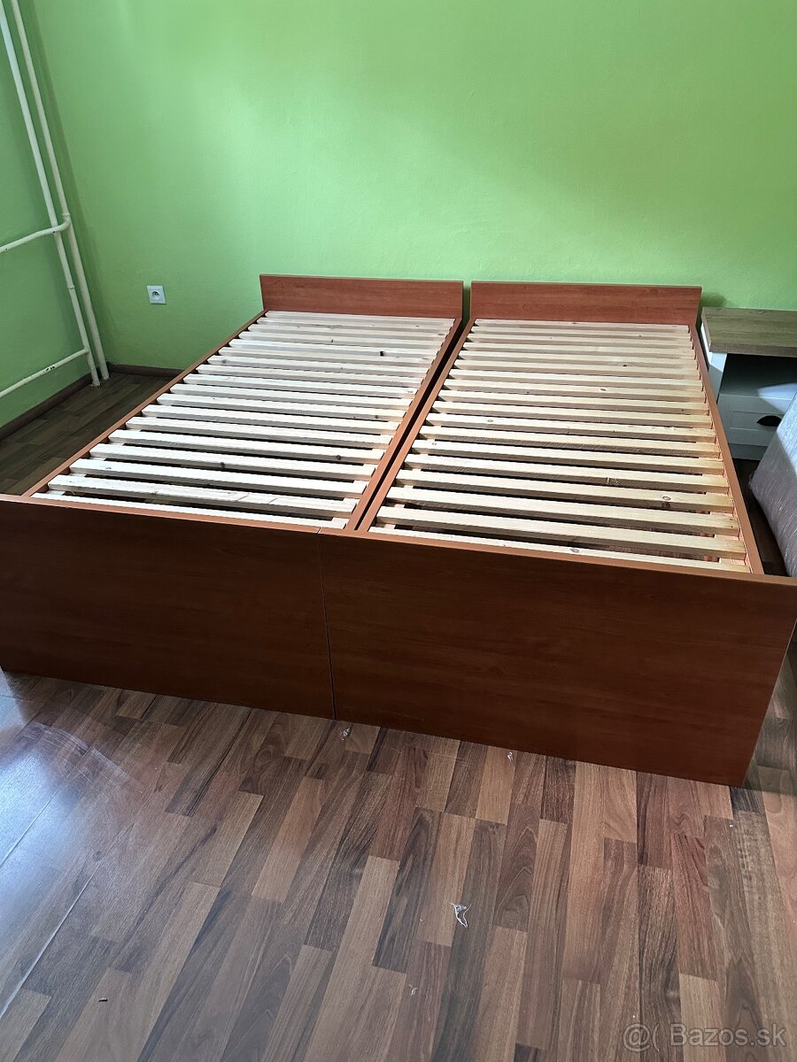Postele s roštom - 2
